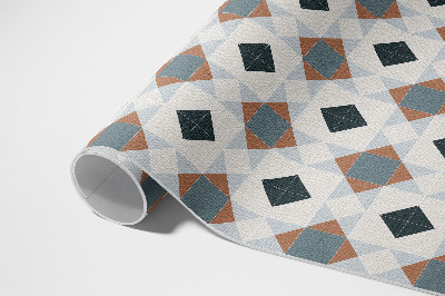 Teppich auf pvc Geometrisches Mosaik schöne Fliesen