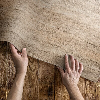 Vinyl teppich läufer Holzbrett Textur
