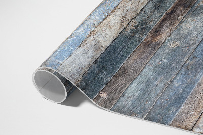 Pvc teppich Abgerissene Vintage-Holzbretter