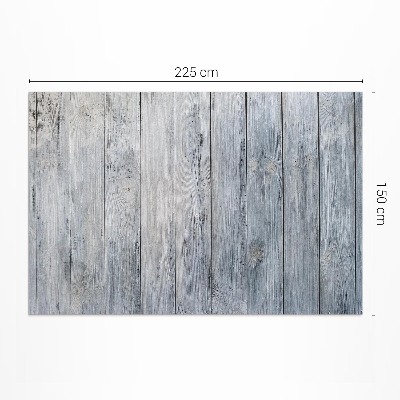 Teppich auf pvc Holzdielen Holzmuster