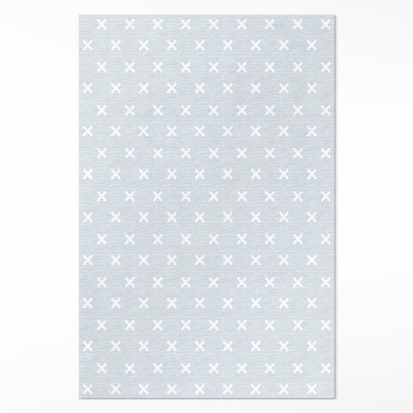 Vinyl teppich Helle Kreuze minimalistisches Muster