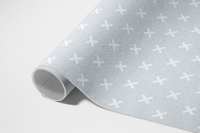 Vinyl teppich Helle Kreuze minimalistisches Muster