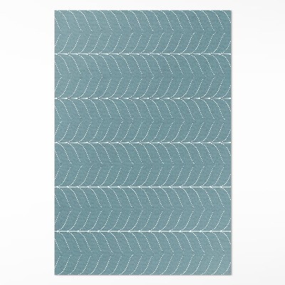 Vinyl teppich Lineares minimalistisches Fischgrätenmuster
