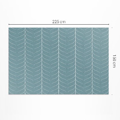 Vinyl teppich Lineares minimalistisches Fischgrätenmuster