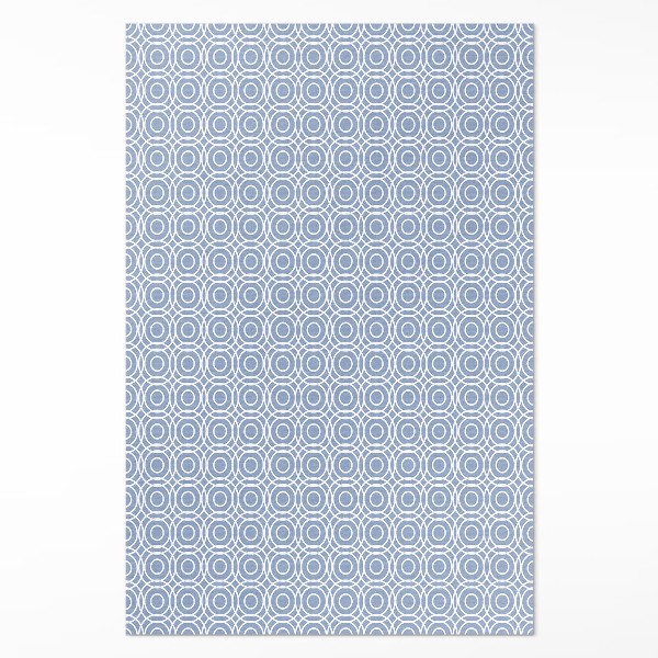 Pvc teppich Feine Kreise als Mosaik im griechischen Stil