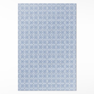 Pvc teppich Feine Kreise als Mosaik im griechischen Stil