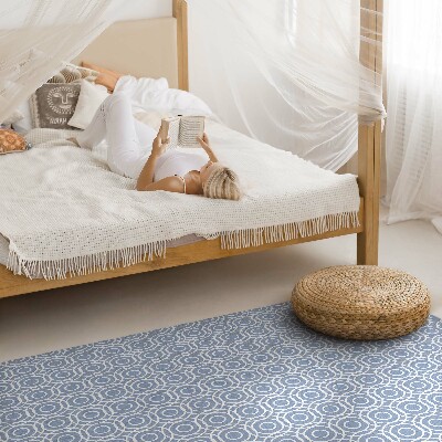 Pvc teppich Feine Kreise als Mosaik im griechischen Stil