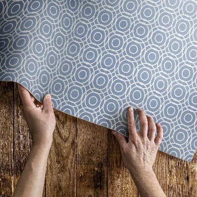 Pvc teppich Feine Kreise als Mosaik im griechischen Stil