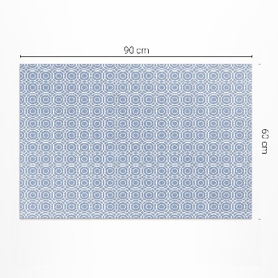 Pvc teppich Feine Kreise als Mosaik im griechischen Stil
