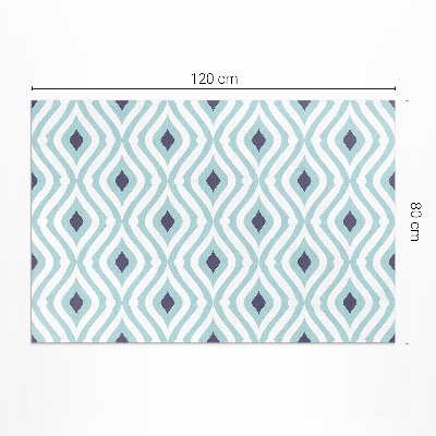 Pvc teppich Abstrakte Wellen stilvolles Muster