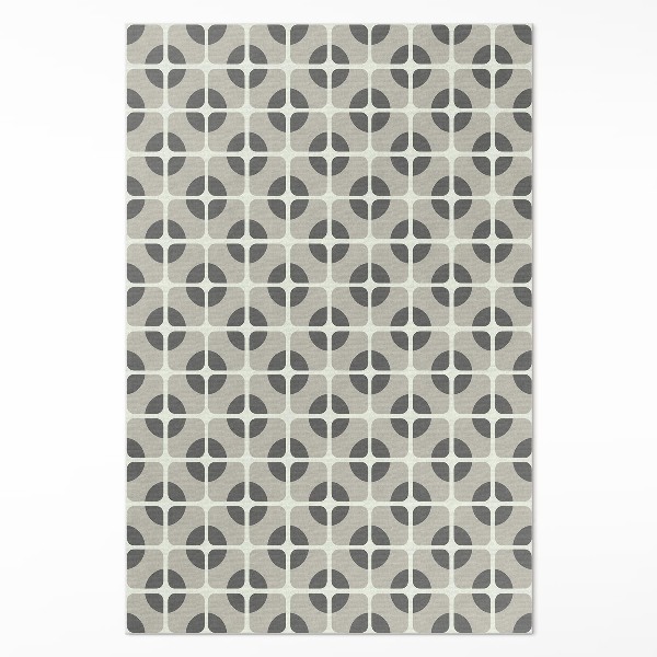 Vinyl teppich läufer Mosaik geometrische Formen