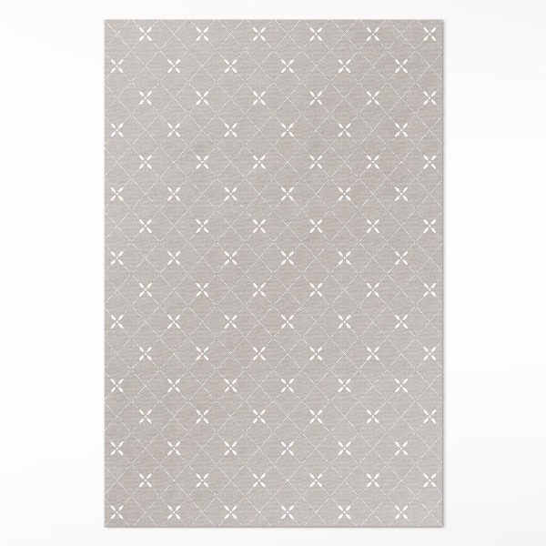 Teppich auf pvc Stilvolles minimalistisches dekoratives Muster