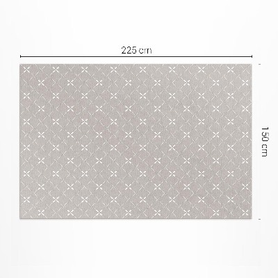 Teppich auf pvc Stilvolles minimalistisches dekoratives Muster