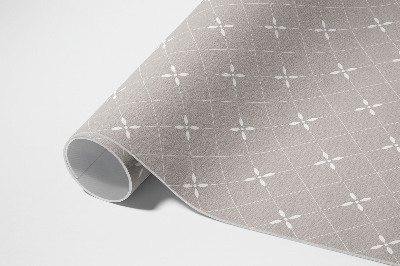 Teppich auf pvc Stilvolles minimalistisches dekoratives Muster