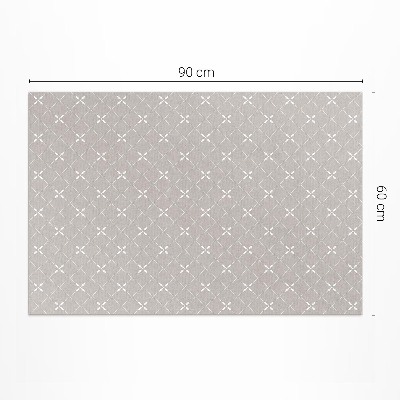 Teppich auf pvc Stilvolles minimalistisches dekoratives Muster
