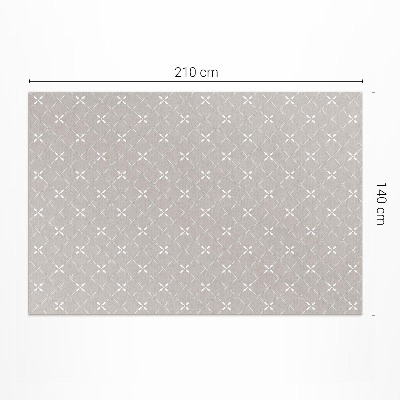Teppich auf pvc Stilvolles minimalistisches dekoratives Muster