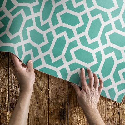 Vinyl teppich Mosaik aus unregelmäßigen Fliesen