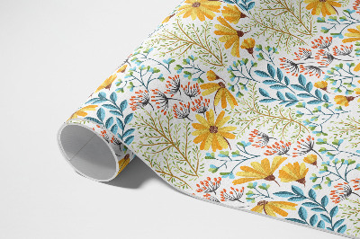 Teppich pvc Blumenwiese florales Muster