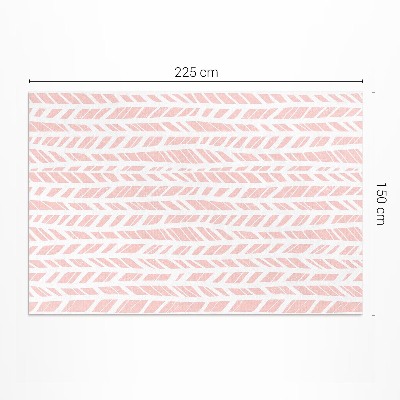 Teppich pvc Indisches Muster Pastell Boho