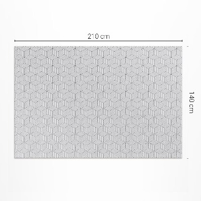 Vinyl teppich Geometrisches Mosaik feines Muster