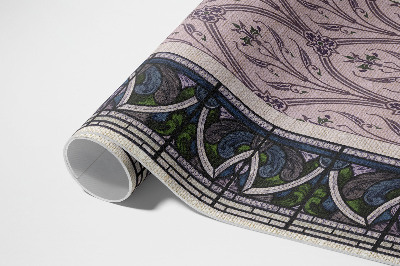 Pvc teppich Gotische violette Glasmalerei