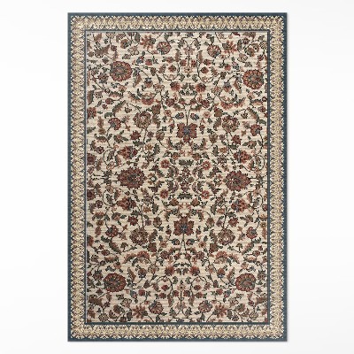 Teppich auf pvc Ornamentale Efeublüten