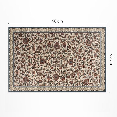 Teppich auf pvc Ornamentale Efeublüten