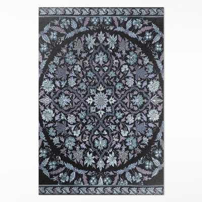 Teppich auf pvc Mandala