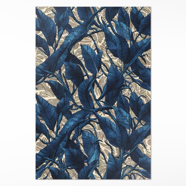 Pvc teppich Kornblumenblätter Pflanzenmotiv Natur