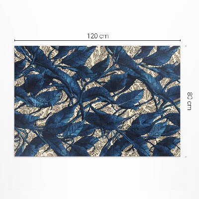 Pvc teppich Kornblumenblätter Pflanzenmotiv Natur