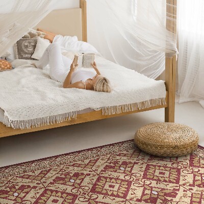 Teppich auf pvc Dekoratives Muster im alten Vintage-Stil