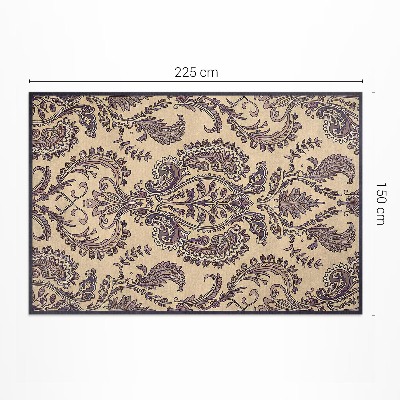 Pvc teppich Dekoratives Ornament im alten Vintage-Stil