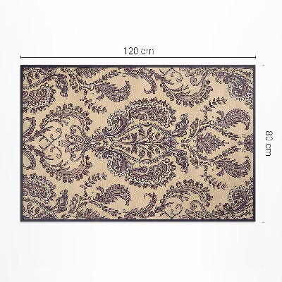 Pvc teppich Dekoratives Ornament im alten Vintage-Stil