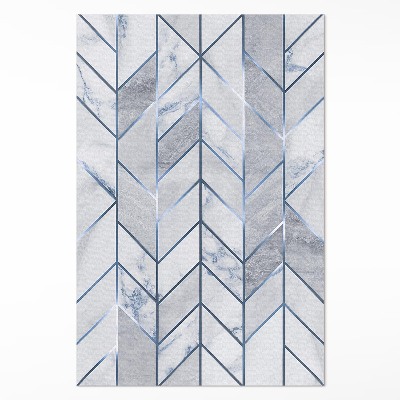 Vinyl teppich Geometrische Linien heller Glamour-Marmor