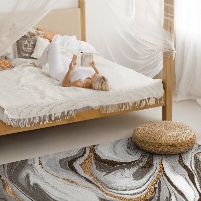 Teppich auf pvc Marmor Glamour dekorativ abstrakt