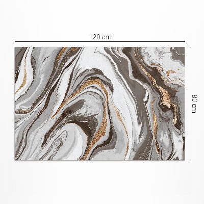 Teppich auf pvc Marmor Glamour dekorativ abstrakt