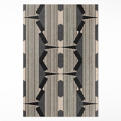 Pvc teppich Lineare Komposition im Vintage-Stil