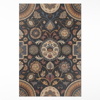 Vinyl teppich Pflanzenornament im persischen Vintage-Stil