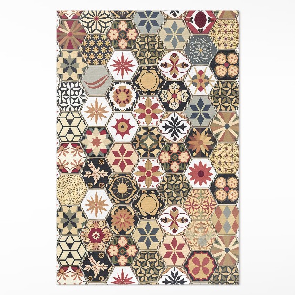 Pvc teppich Dekoratives Vintage-Mosaik