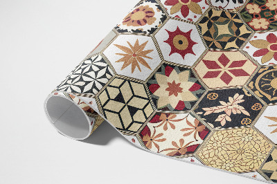 Pvc teppich Dekoratives Vintage-Mosaik