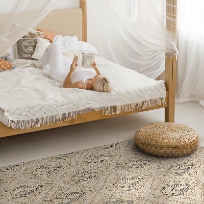 Teppich pvc Geometrisches Vintage-Muster