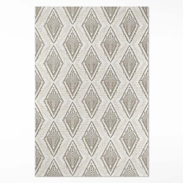 Teppich auf pvc Regelmäßiges Ornament geometrisches Muster