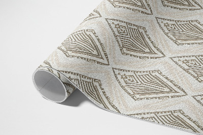 Teppich auf pvc Regelmäßiges Ornament geometrisches Muster