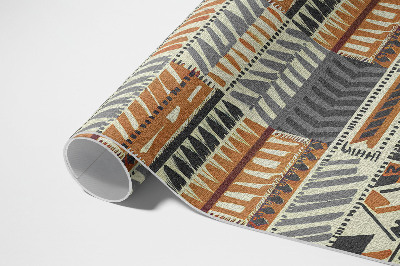 Pvc teppich Boho linear abstrakt indischer Stil