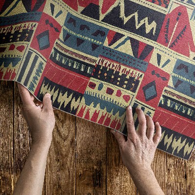 Vinyl teppich läufer Indisches Muster abstrakt Boho