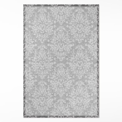 Pvc teppich Pflanzenornament im Vintage-Stil