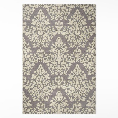 Teppich pvc Dichtes Vintage-Pflanzenornament-Motiv