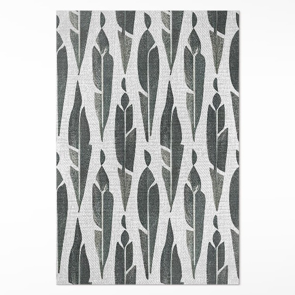 Vinyl teppich Bemalte indische Federn im Boho-Vintage-Stil