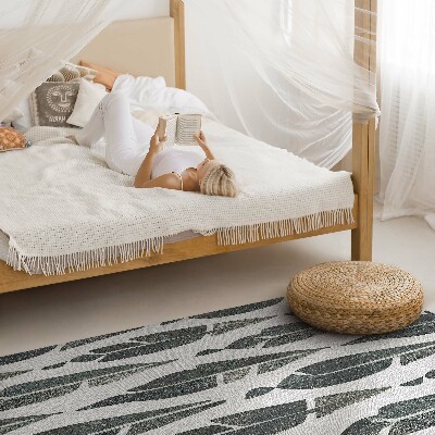 Vinyl teppich Bemalte indische Federn im Boho-Vintage-Stil