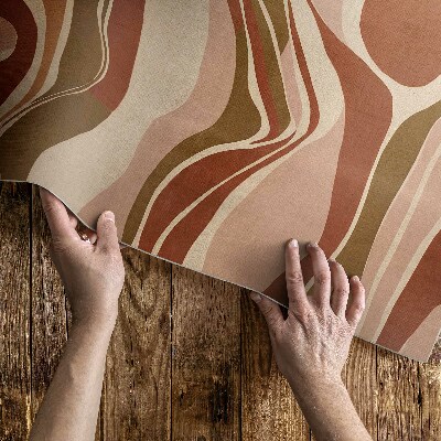 Vinyl teppich Abstrakte Flecken in Boho-Farben